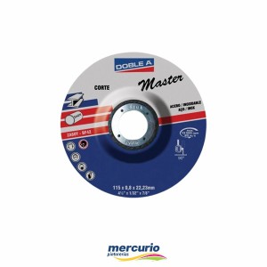 DISCO CORTE DOBLE A T41 MASTER ACERO 115X1,6X22,2
