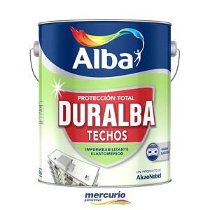 IMPERMEABILIZANTE PARA TECHOS DURALBA SATINADO TEJA X  4